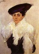 Max Liebermann Portrait of Mrs oil on canvas